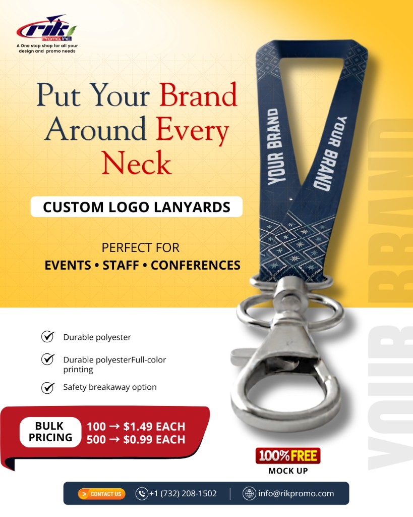 Rik Promo - Custom Logo Lanyards